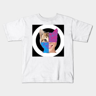 Cat Woman - Zine Culture Kids T-Shirt